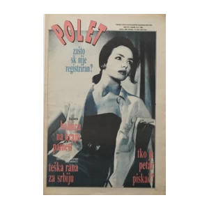 POLET, GLASILO SAVEZA SOCIJALISTIČKE OMLADINE HRVATSKE BROJ 411. GODINA 1989.