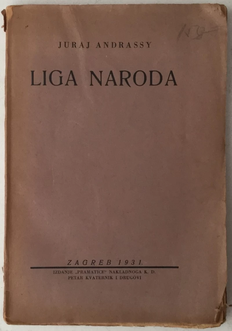 Juraj Andrassy: Liga naroda