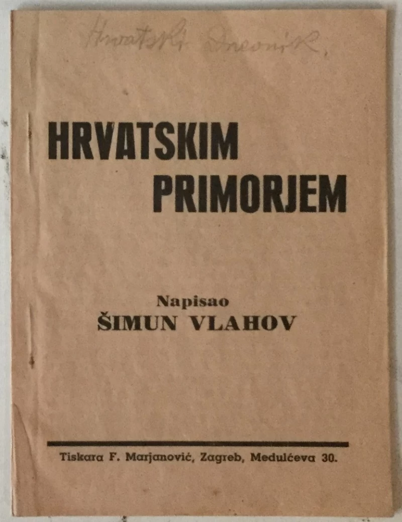 Šimun Vlahov: Hrvatskim primorjem