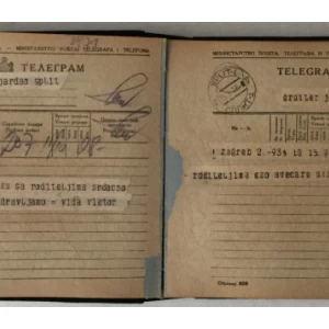 Uspomena od bar micve, Split 15. X. 1938. god.