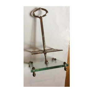 STALAK Z ČAŠE, METAL I BRUŠENO STAKLO