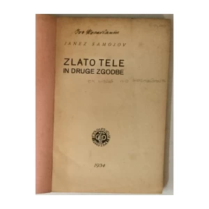 Janez Samovoj: Zlatno tele in druge zgodbe