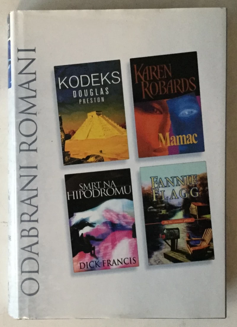 Reader's Digest odabrani romani Preston: Kodeks, Robards: Mamac, Francis; Smrt na hipodromu, Flagg: Božić crvene ptice