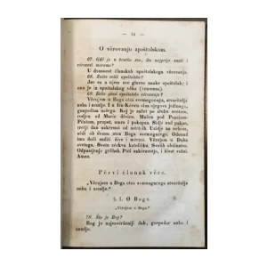 Matija Mesić: Katolički katekizam s kratkom povestnicom verozakona od stvorenja sveta do danas