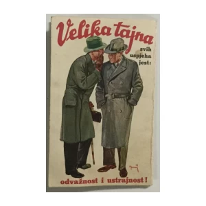 Letak i narudžbenica Drzavne Razredne lutrije iz 1931. godine (naslovnica - Andrija Maurović)