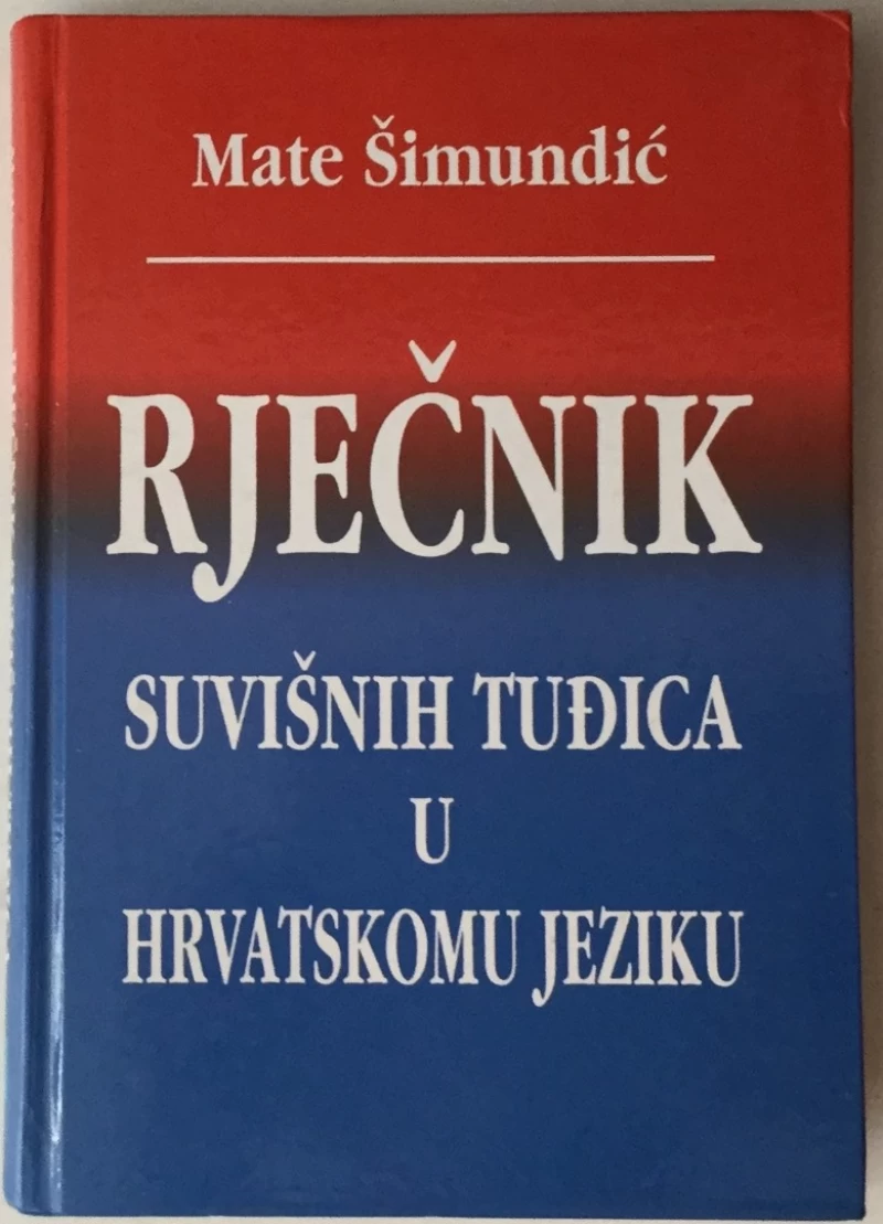 Mate Šimundić: Rječnik suvišnih tuđica u hrvatskomu jeziku