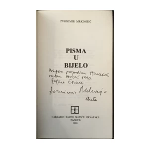Zvonimir Mrkonjić: Pisma u bijelo