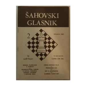 Šahovski glasnik 2/1987.