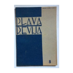 PLAVA REVIJA, GODINA 2 BROJ 8, 1941, MJESEČNIK USTAŠKE MLADEŽI