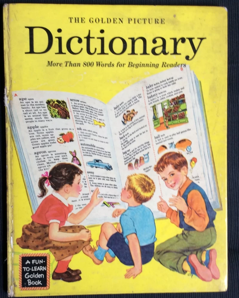 LILIAN MOORE, THE GOLDEN PICTURE  DICTIONARY, NEW YORK, 1954