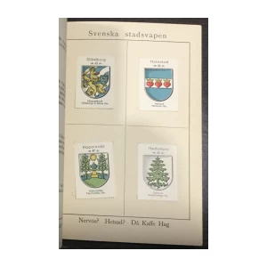 Kongeriket Danmarks Byvaabener - Sveriges Riksvapen