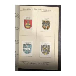 Kongeriket Danmarks Byvaabener - Sveriges Riksvapen
