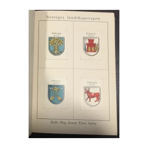 Kongeriket Danmarks Byvaabener - Sveriges Riksvapen