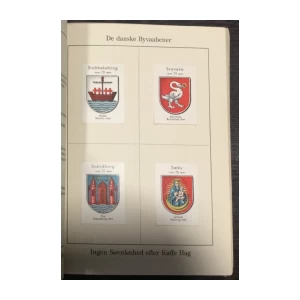 Kongeriket Danmarks Byvaabener - Sveriges Riksvapen