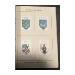 Kongeriket Danmarks Byvaabener - Sveriges Riksvapen