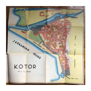 NIKO LUKOVIĆ, BOKA KOTORSKA, TURISTIČKI VODIČ, KOTOR, 1959.