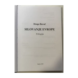 Drago Buvač: Silovanje Evrope