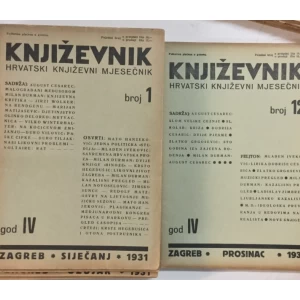 Književnik - Hrvatski književni mjesečnik godina IV. 1931. 1-12