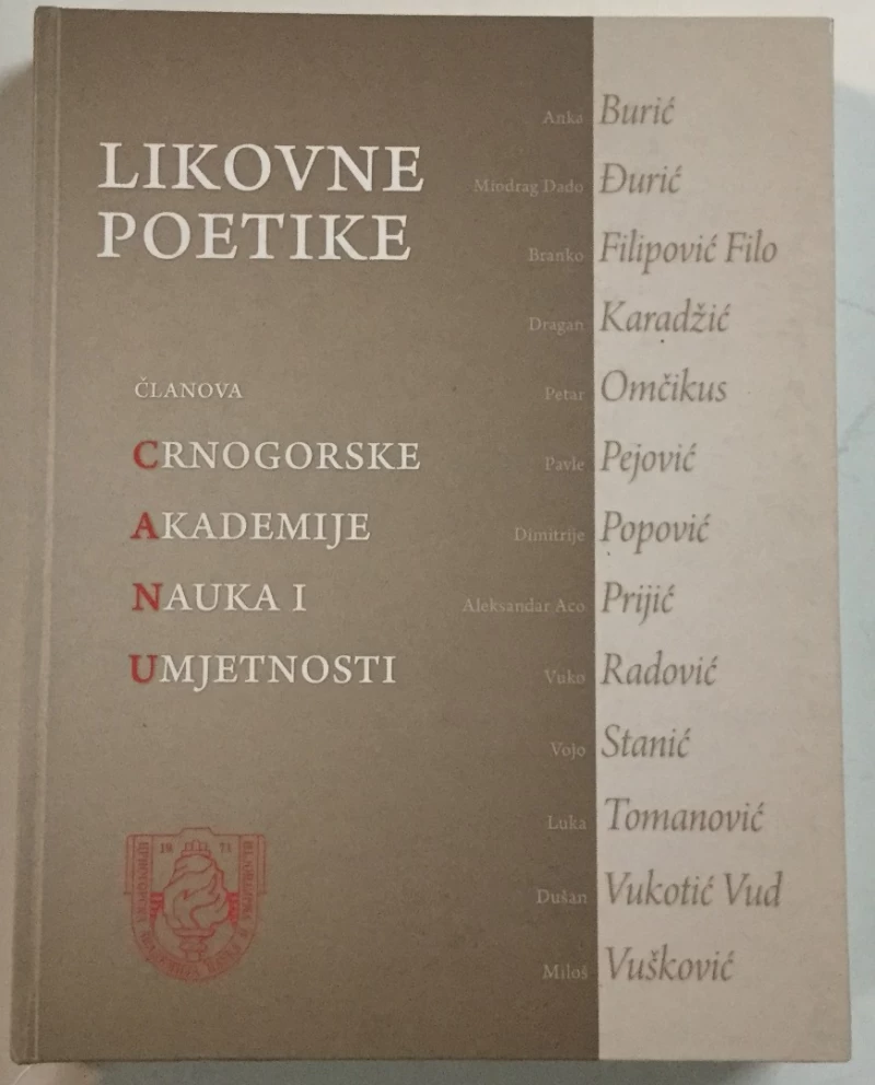 Likovne poetike članova Crnogorske akademije nauka i umjetnosti