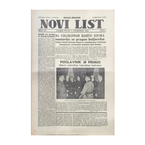Novi list 191/1941