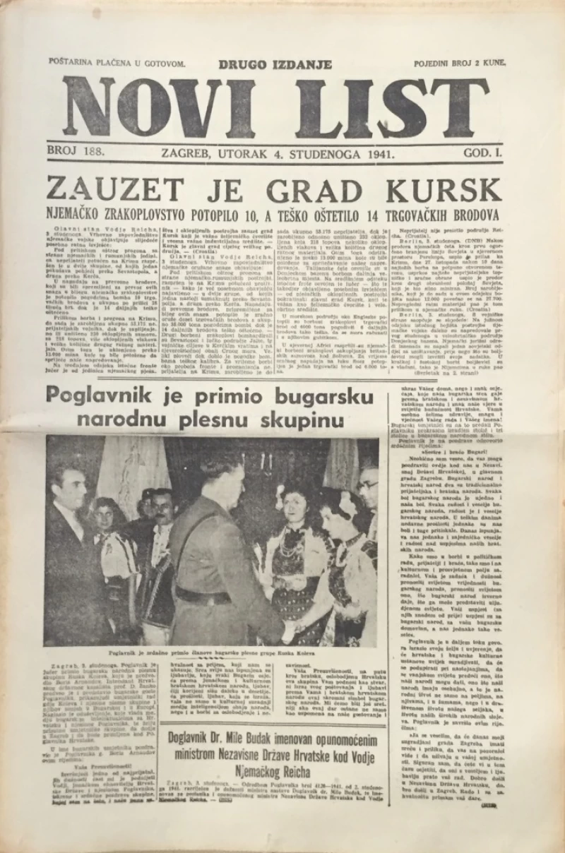 Novi list 188/1941