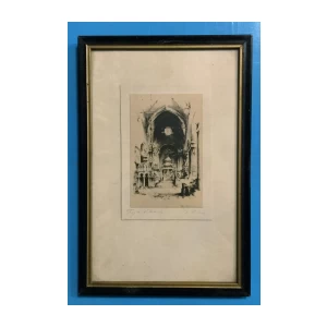 VLADIMIR KIRIN, POTPISANA GRAFIKA - TROGIRSKA KATEDRALA 