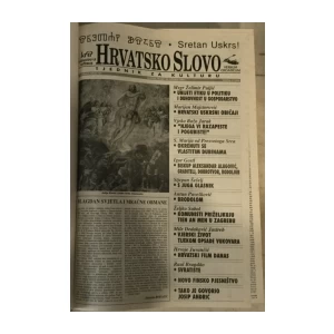 Hrvatsko slovo brojevi 1-150 ukoričeni u tri knjige