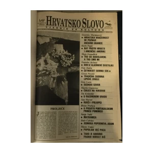 Hrvatsko slovo brojevi 1-150 ukoričeni u tri knjige