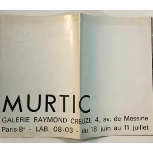 Murtic, Galerie Raymond Creuze