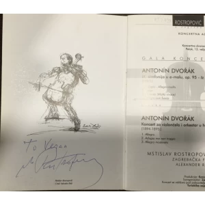 Mstislav Rostropovič, Zagreb 13. 2. 1998.