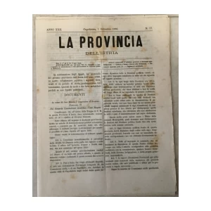 La provincia dell' Istria 17/1888.