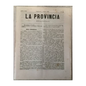 La provincia dell' Istria 19/1888.