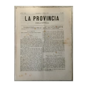La provincia dell' Istria 19/1887.