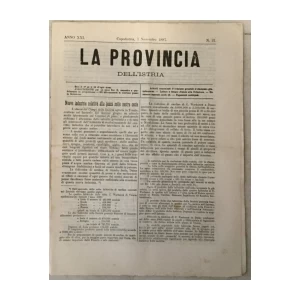La provincia dell' Istria 21/1887.