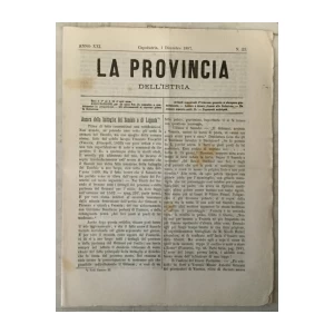 La provincia dell' Istria 23/1887.