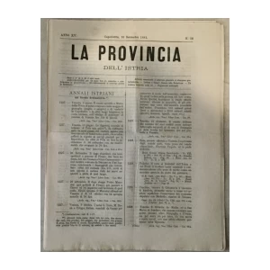 La provincia dell' Istria 18/1881.
