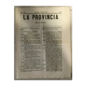La provincia dell' Istria 23/1879.