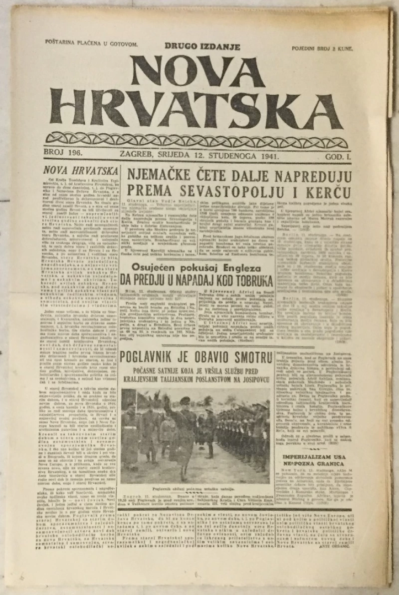Nova Hrvatska 196/1941.