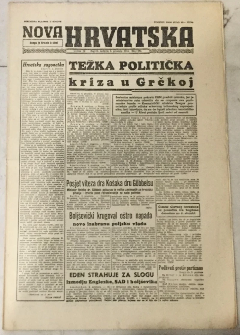 Nova Hrvatska 281/1944.
