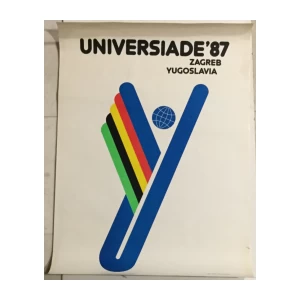 Plakat Universiade '87 Zagreb Autor Duško Bekar