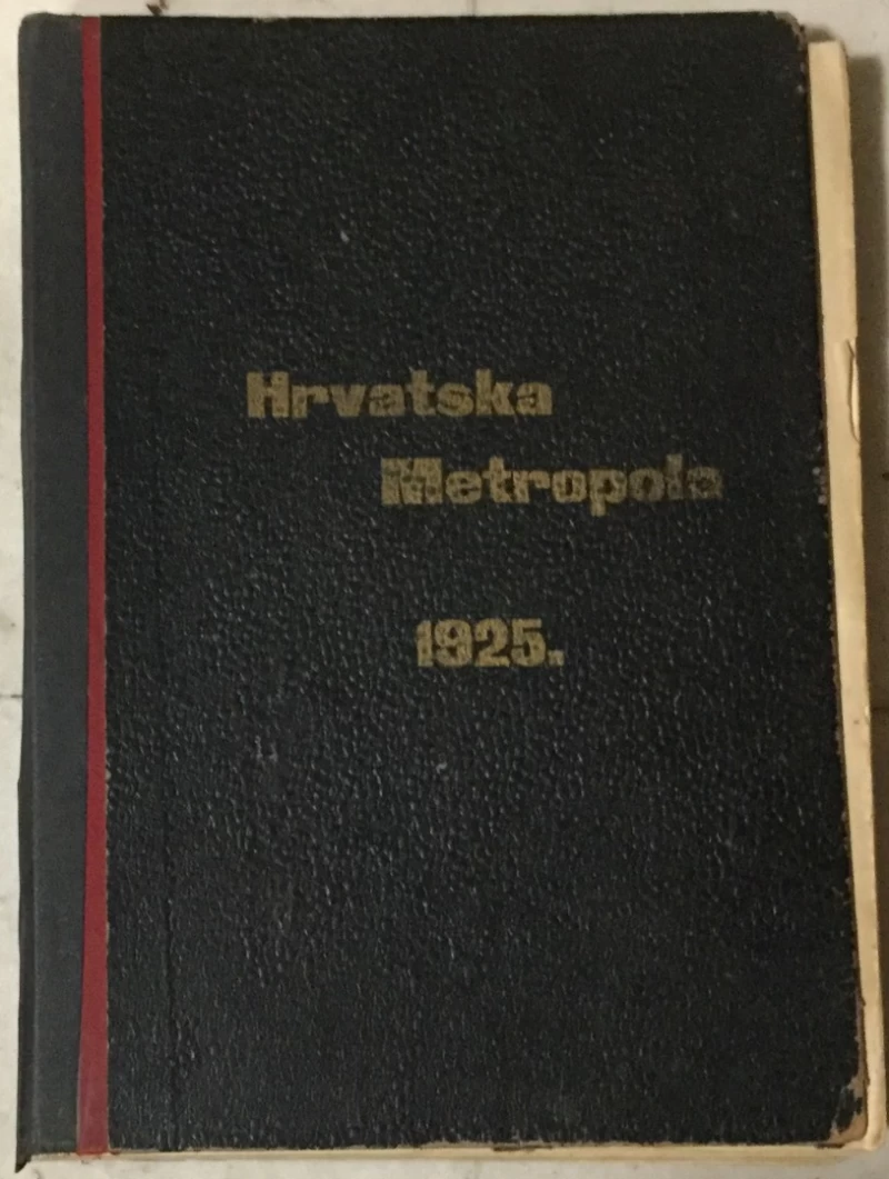 Časopis Hrvatska metropola godina prva 1925.