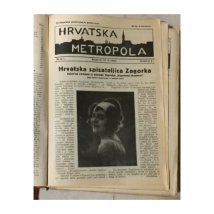 Časopis Hrvatska metropola godina prva 1925.
