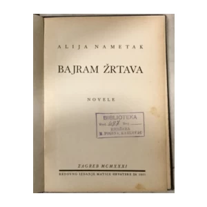 Alija Nametak: Bajram žrtava - novele