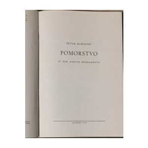 Petar Mardešić: Pomorstvo 4 Riečno brodarstvo