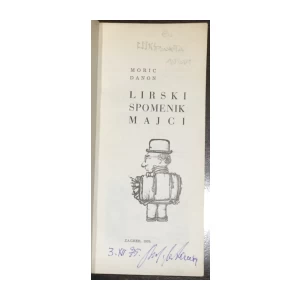 Moric Danon: Lirski spomenik majci