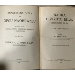 Vale Vouk: Nauka o životu bilja
