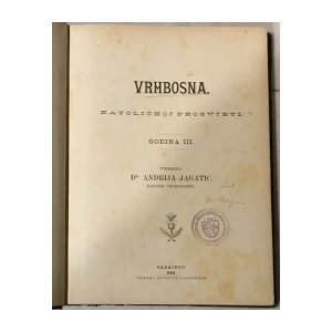 Vrhbosna, Godina III., br. 1-24/1889.