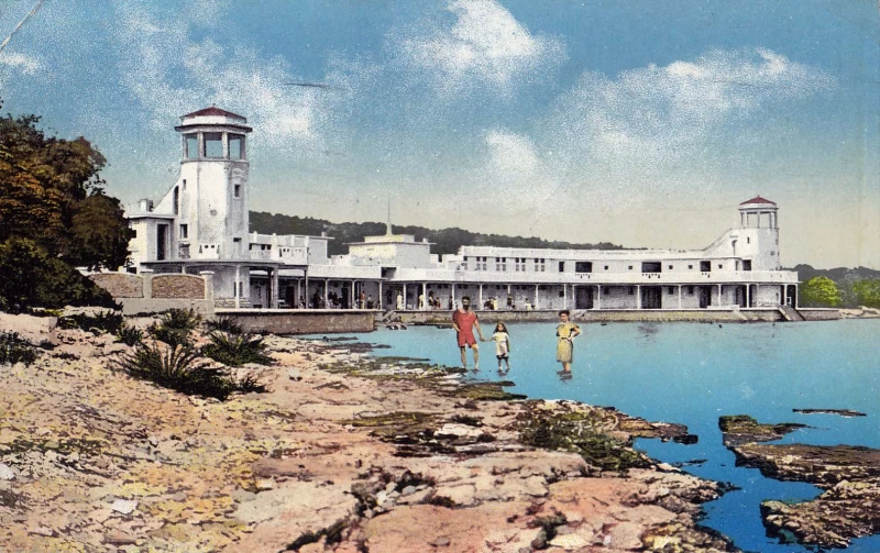 POLA PULA ISTRA OTOK BRIONI SEEBAD SALUGA PLAŽA STARA RAZGLEDNICA 1928