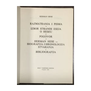 Hesse Hermann: Izabrana dela Hermana Hesea 9