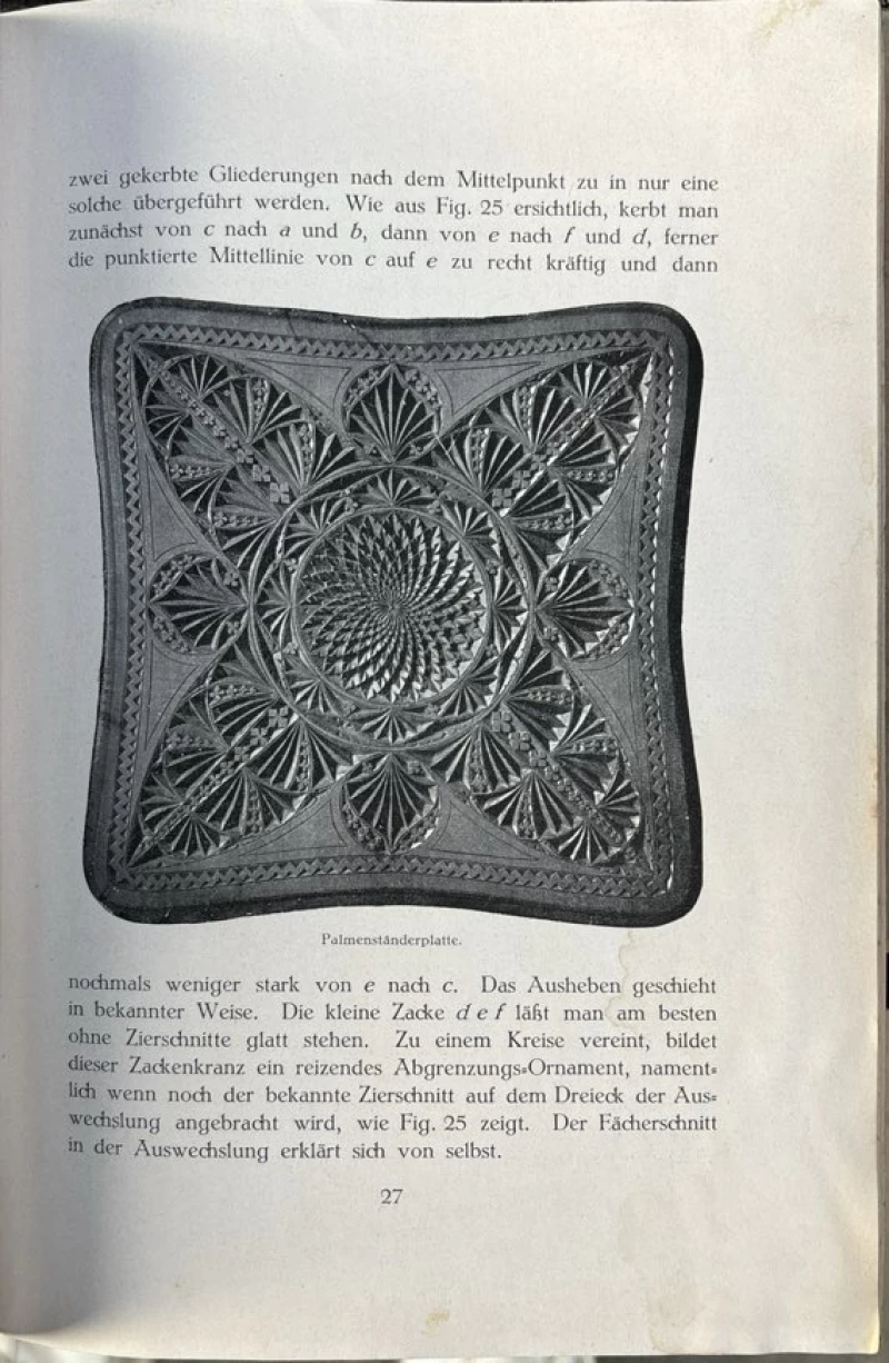 Erna von Bülow: Der Kerbschnitt. Anleitung zum Selbstunterricht